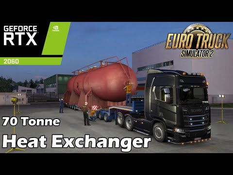 Timelapse: Delivering a 70T Heat Exchanger from Nantes to Civaux | ETS2 | ABG
