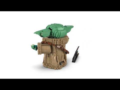 Gambar LEGO Star Wars Grogu Set 1200 pcs 75446 - Cokelat/Hijau