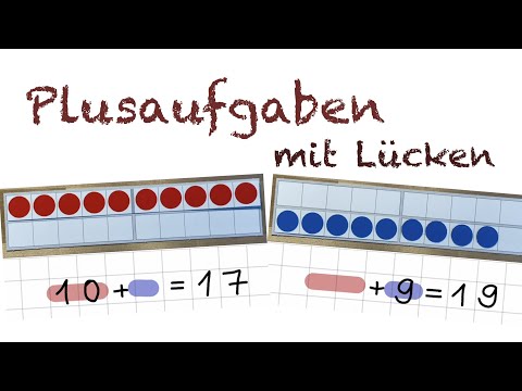 Plusaufgaben mit Lücke Addition Ergänzen || Mathe Klasse 1 || Lernvideo Distanzlernen Homeschooling