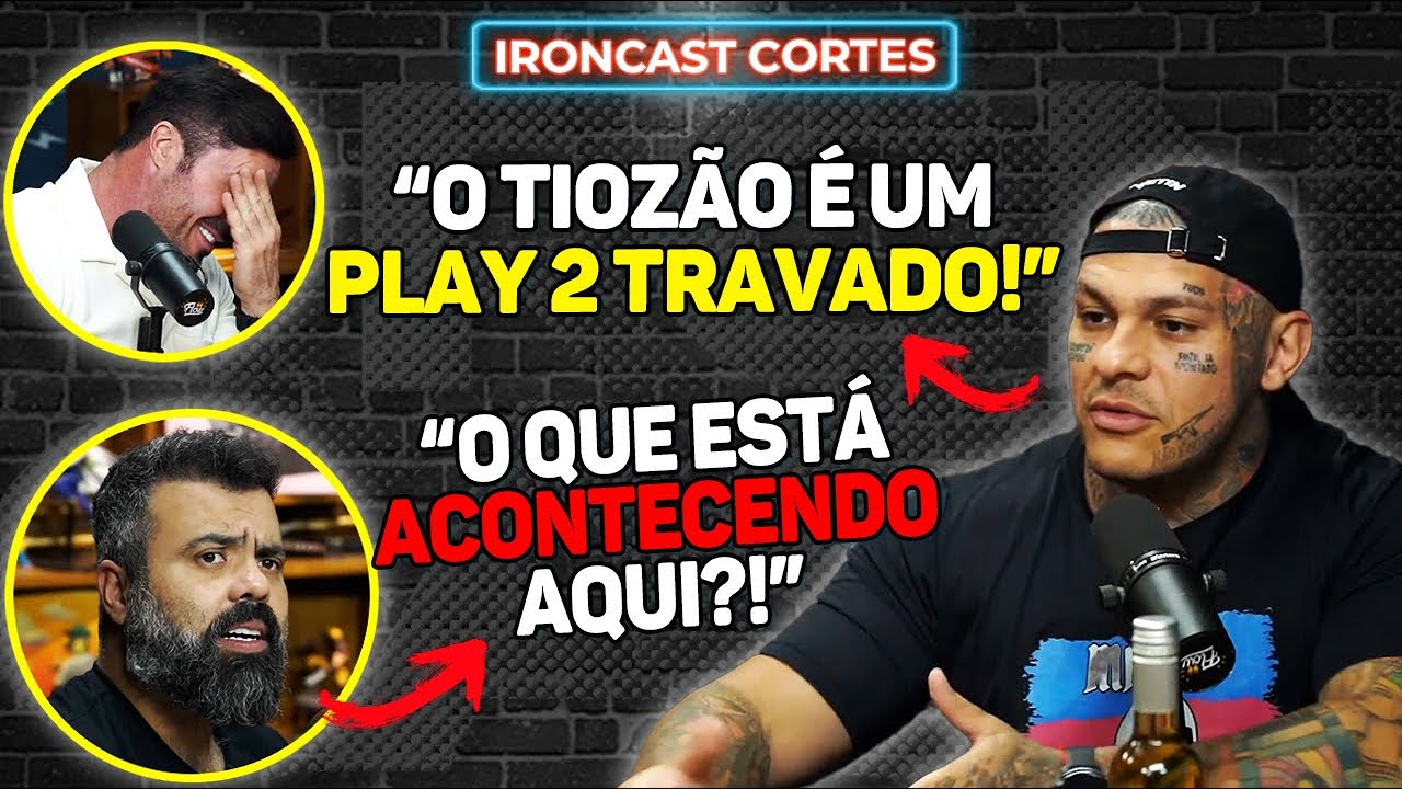 TOGURO ZUOU CARIANI AO VIVO NO FLOW E IGOR3K FICA CONFUSO – IRONCAST CORTES