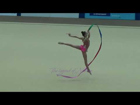 Marharyta TSIMASHENKA (BLR) ribbon - 2018 junior Corbeil AA