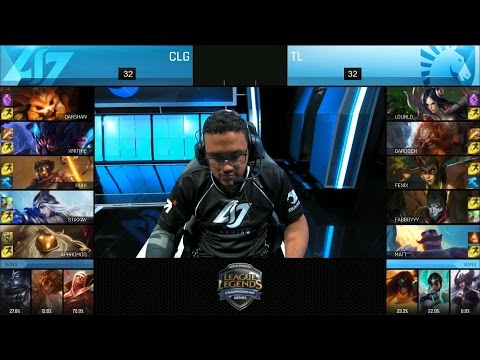 CLG vs TL Game 2 Highlights - COUNTER LOGIC GAMING vs TEAM LIQUID NA LCS PLAYOFFS QUARTERFINAL #2 16