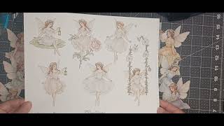 Etsy Share: Season Fairies Fussy cut pages set 1