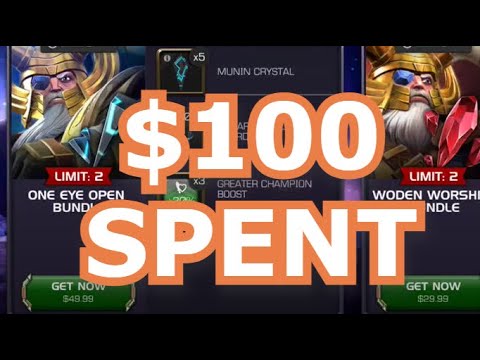 I Spent $100 on Odin Crystals and THIS Is What I Got! EPIC 6 STAR! Marvel Contest of Champions