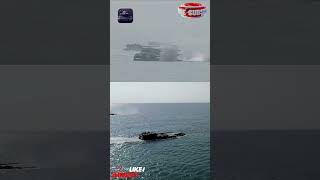 Download lagu Amphibious Assault: Tanks Unleashed at Sea! #shorts #army mp3