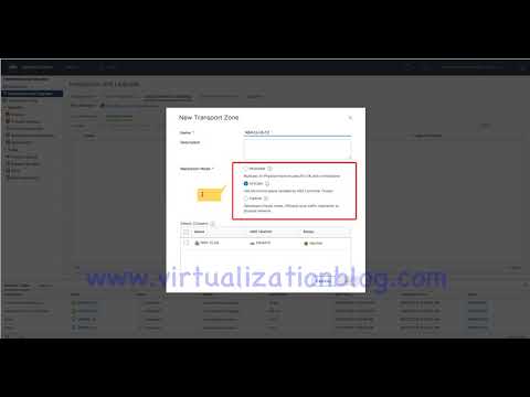 Learning VMWare NSX Step by Step - Creating Transport Zone