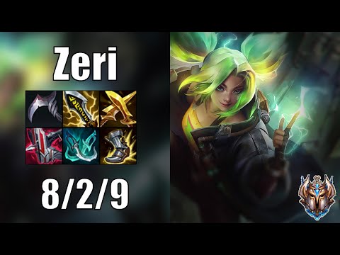 Zeri vs Miss Fortune ADC - Patch 12.17 euw1 CHALLENGER