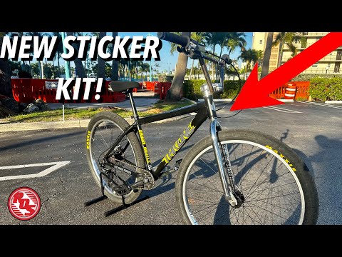 This New Sticker Kit Completely Changed the Look On My Wheelie Bike! | Throne Cycles The Goon Runner