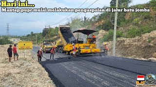 Download lagu Hari ini‼️Menjelang lebaran pupr mulai melakukan pengaspalan di jalur batu jomba  mp3