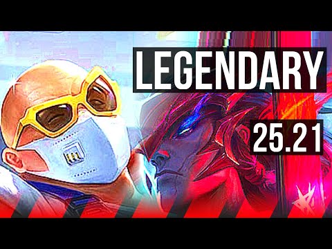 URGOT vs YONE (TOP) | Rank 2 Urgot, Legendary, 65% winrate, 6 solo kills | VN Challenger | 25.21