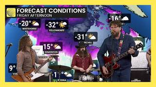 The Sheepdogs deliver today's forecast - through song! | #sheepdogs