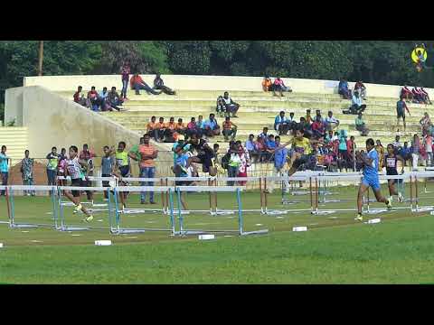 Girls U14 80m hurdles Heat-1