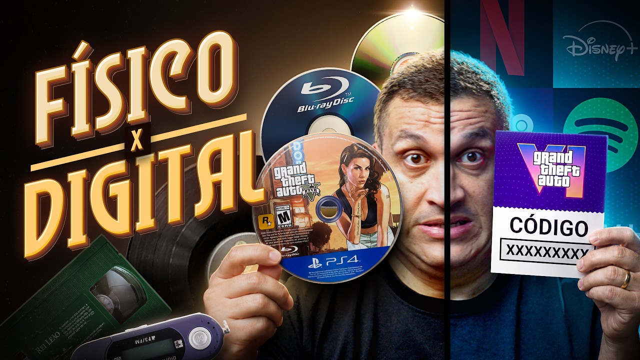 O FIM da Mídia Física no Playstation | Gaveta
