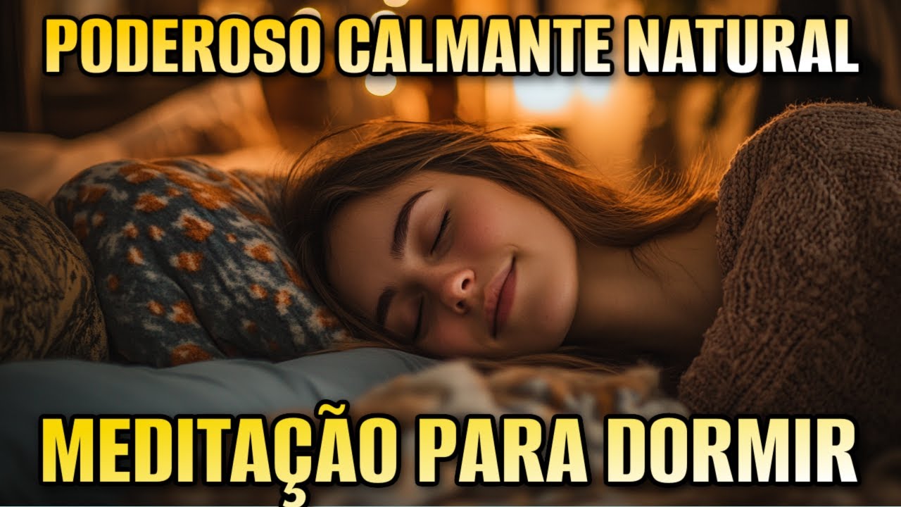 MEDITAÇÃO PARA DORMIR: PODEROSO CALMANTE NATURAL