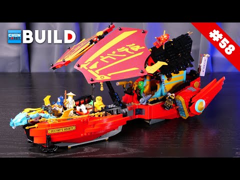 LEGO Speed Build! NINJAGO 71797 Destiny's Bounty - Race Against Time | Beat Build | ASMR