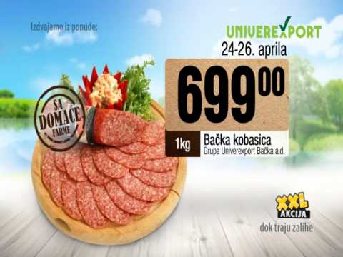 Univerexport XXL akcija od 24.4. do 26.4.