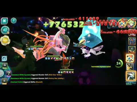 POKELAND LEGENDS - RESONANCE WHITE KYUREM (BARLOS) on Cross server teamup - samiya map