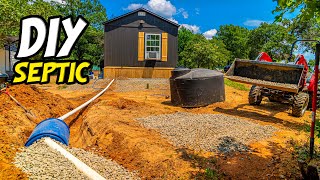 DIY Septic System for OFF GRID Shed To House / Tiny House Living