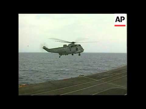 ADRIATIC SEA: ON BOARD HMS INVINCIBLE
