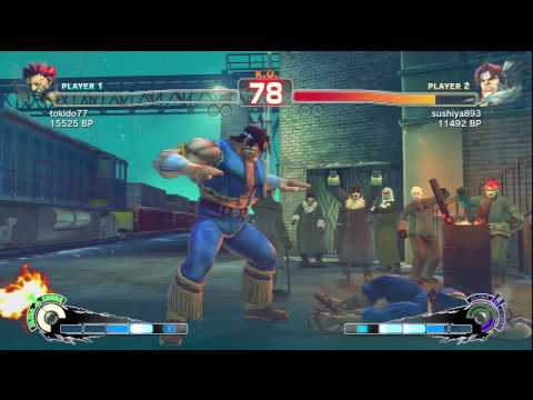 SSF4 - tokido (Akuma) VS. sushiya (T. Hawk)
