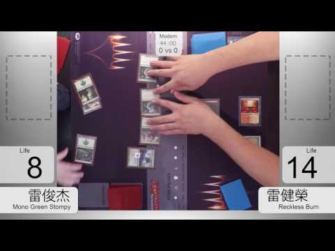 [Modern] Mono Green Stompy vs Reckless Burn