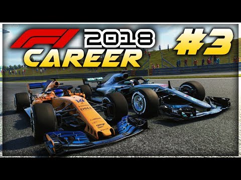 F1 2018 Career Mode Part 3: ALONSO v HAMILTON! I'M A TYRE SAVING GOD! - Chinese GP
