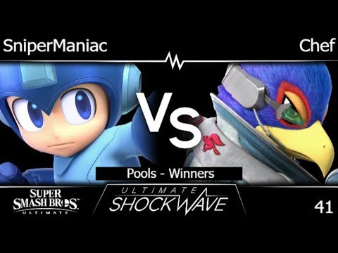 USW 41 - SniperManiac (Mega Man, Dark Pit) vs Chef (Falco) Pools - Winners - SSBU