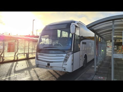 7124/BD65 JDZ-Go North East-Volvo B11RT/Caetano Levante 2 on the X10 to Middlesbrough