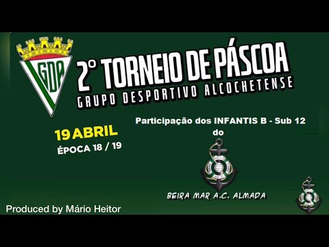 Torneio G.D. Alcochetense 2019 - R. Águias Musgueira - 2 vs 0 - Beira Mar A.C. Almada - Sub 12