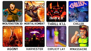 The Most SHOCKING BANNED Video Games Ever