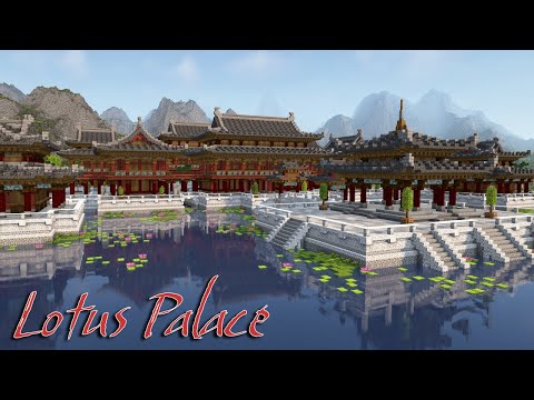Lotus Palace | Chinese Asian Palace Complex | Minecraft Timelapse