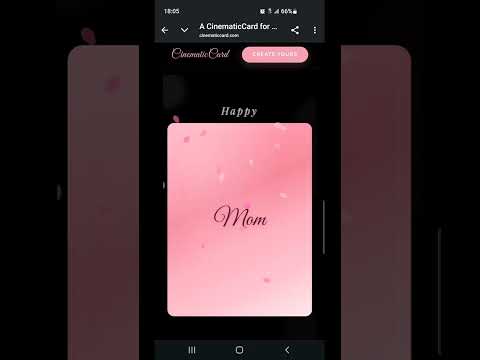 She watched her Mother's Day card and cried 😭