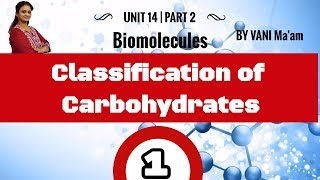 Biomolecules- Topics|Part-1 Classification of Carbohydrates|Grade 12|chemistry CBSE|all link below: