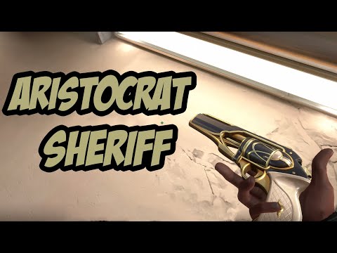 VALORANT - ARISTOCRAT SHERIFF SKIN GAMEPLAY
