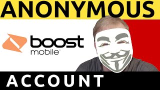 Boost Mobile Anonymous Signup Howto - Don