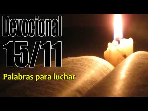 Palabras para luchar. Devocional John Piper solid joys 15/11