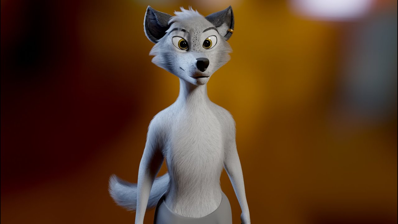 Koda Anthro Lupo Modello 3D