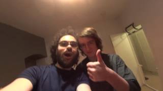 Adam Sams, and me being loud and hyper