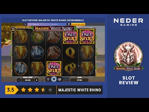 Slot Review: Majestic White Rhino (Spinomenal)