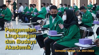 Universitas Nasional – Pengenalan Lingkungan dan Budaya Akademik Semester Genap T.A. 2021/2022