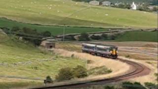 preview picture of video '156 Train in Stunning Scottish Scenery.'