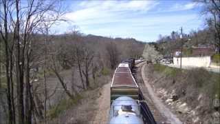 preview picture of video 'Spruce Pine Area CSX 4/13/13'