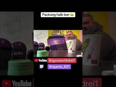 Packung halb leer 😂 | Brigante 831 #brigo #brigante #brigante831 #tiktok #reactions #rap #reaction.