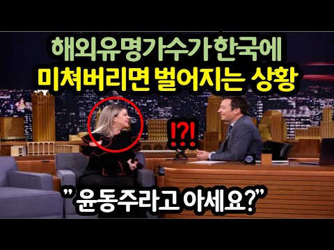 [유튜브] 한국 왔다간 해외유명가수가 한국에 미쳐버리면 벌어지는 일