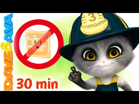 ☺️ Five Little Firemen, Old MacDonald & More Nursery Rhymes by Dave and Ava ☺️