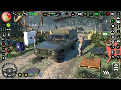 New Game - US Army Vehicle Transport - Offroad Truck Driving Simulator - Android Gameplay