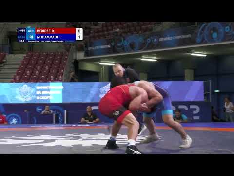 1/4 GR - 63 kg: R. BERIDZE (GEO) v. I. MOHAMMADI (IRI)
