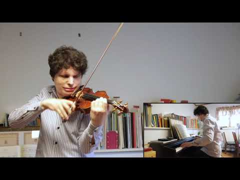 Augustin Hadelich plays both parts of Sarasate's Romanza Andaluza