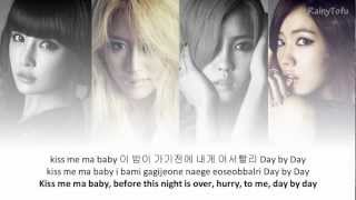Download lagu T-ara - day by day ~ lyrics on screen (KOR/ROM/ENG) mp3