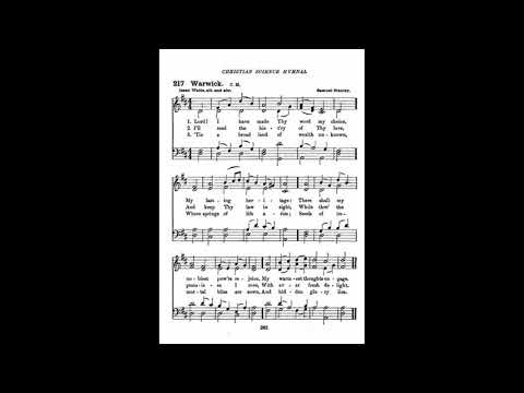 Lord! I Have Made Thy Word My Choice (Warwick)